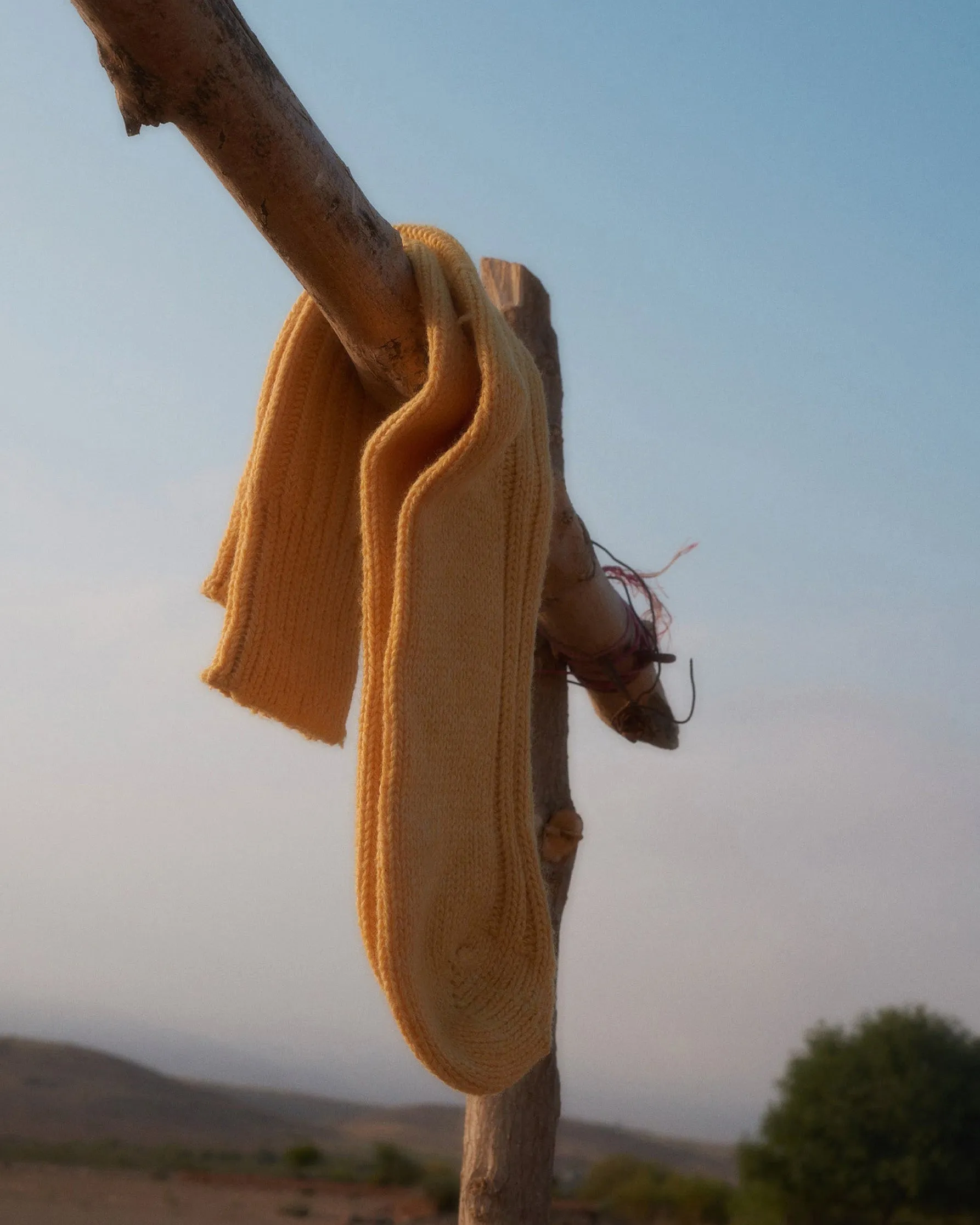 Thunders Love Wool Collection Socks - Solid Soft Yellow