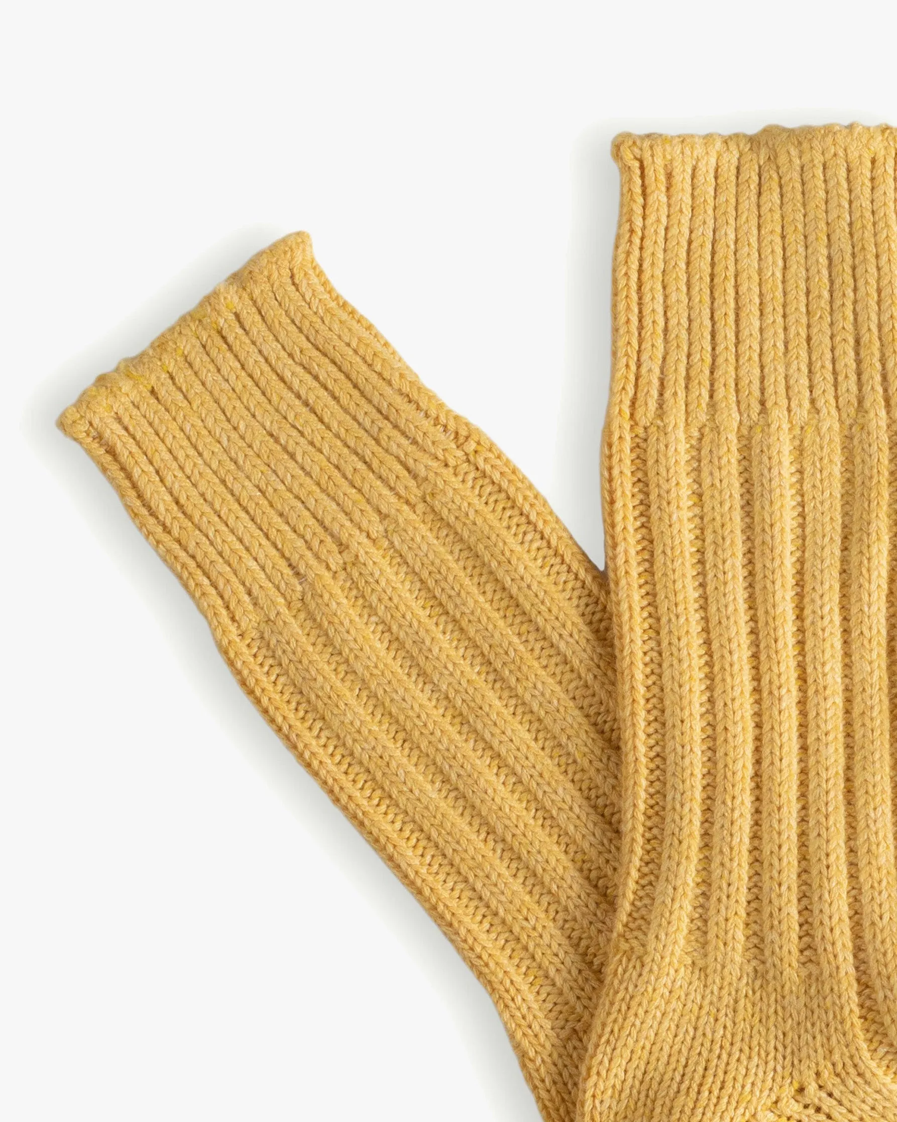 Thunders Love Wool Collection Socks - Solid Soft Yellow