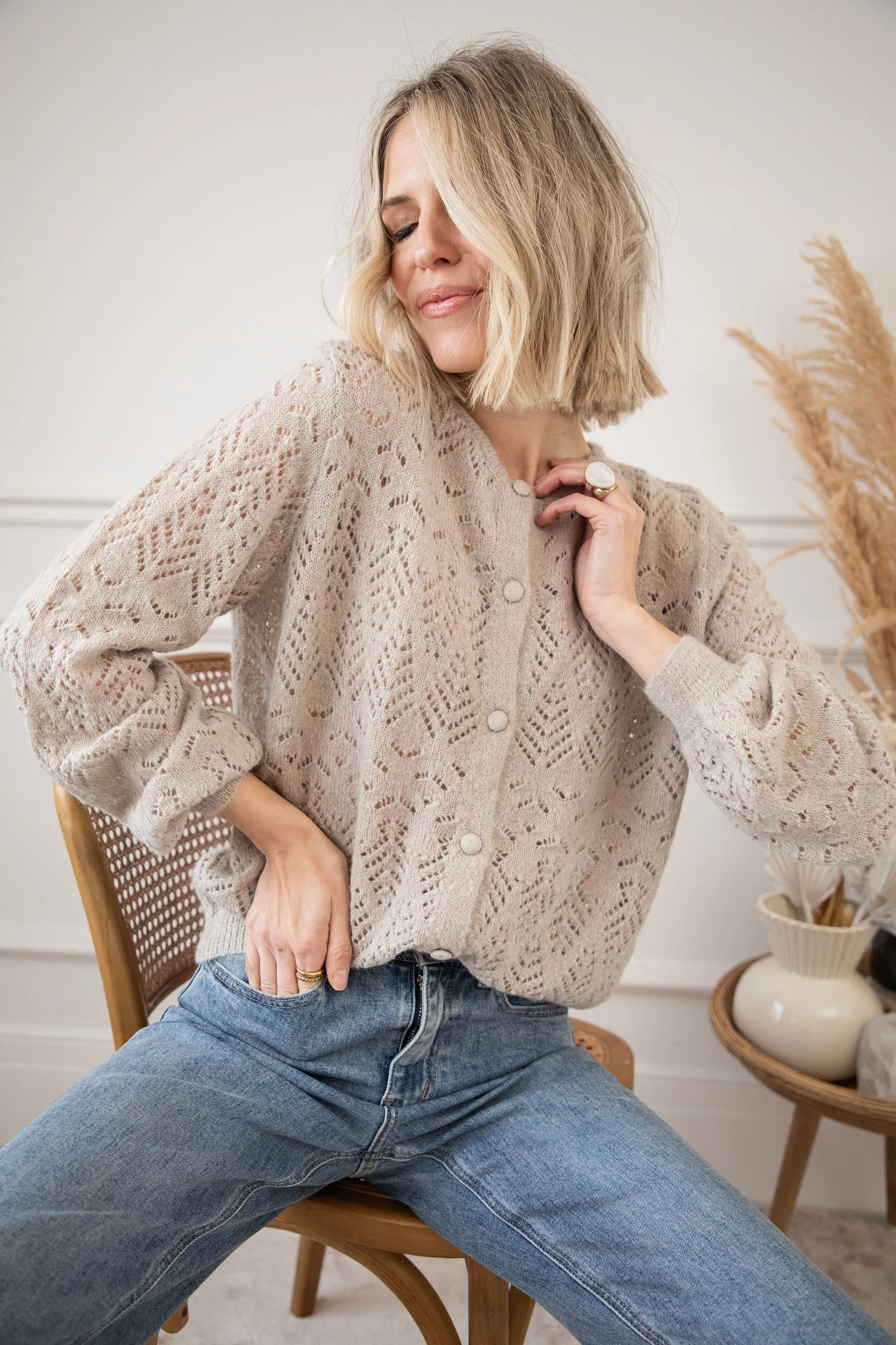 Tilly Taupe - Vest