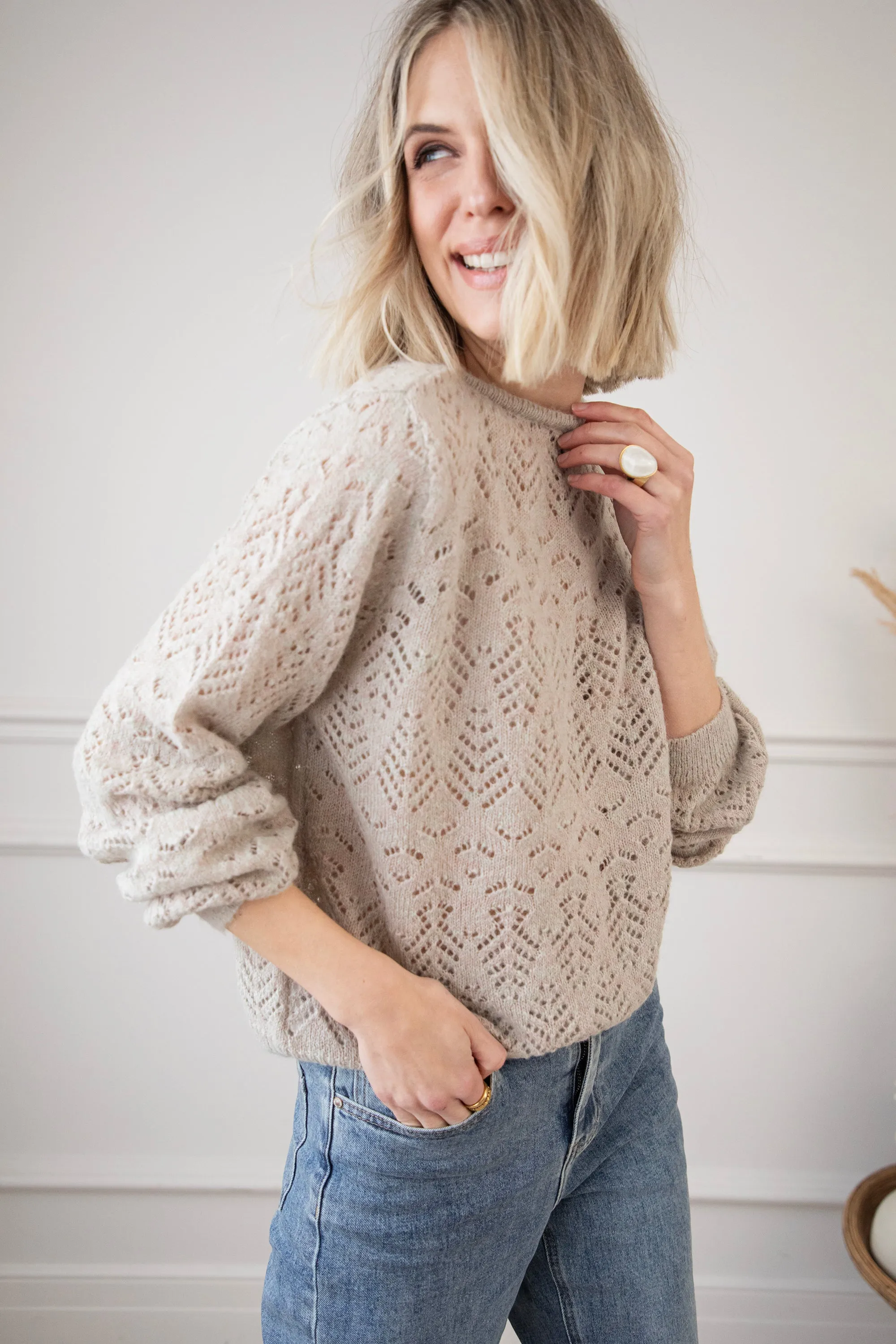 Tilly Taupe - Vest