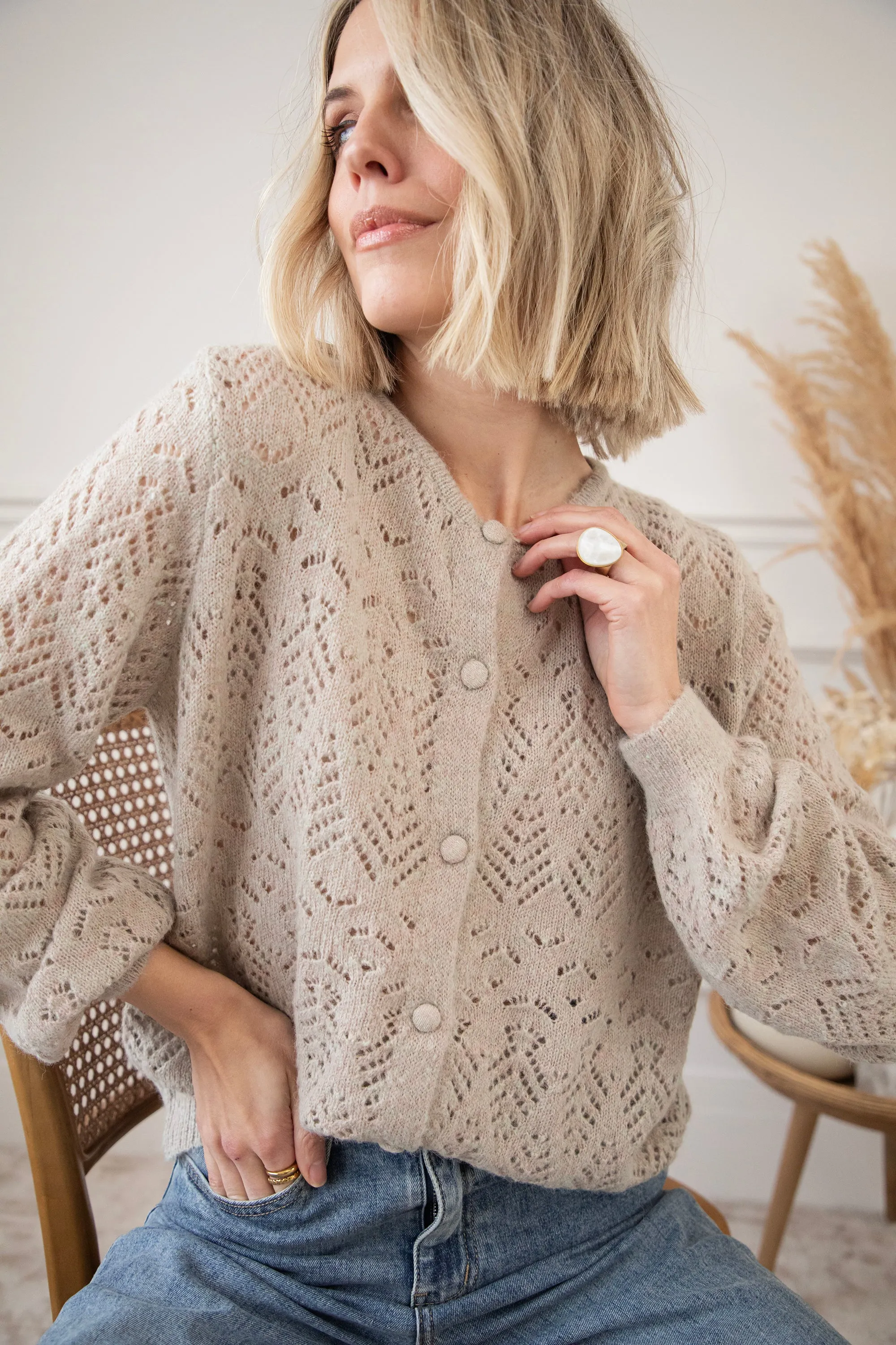 Tilly Taupe - Vest