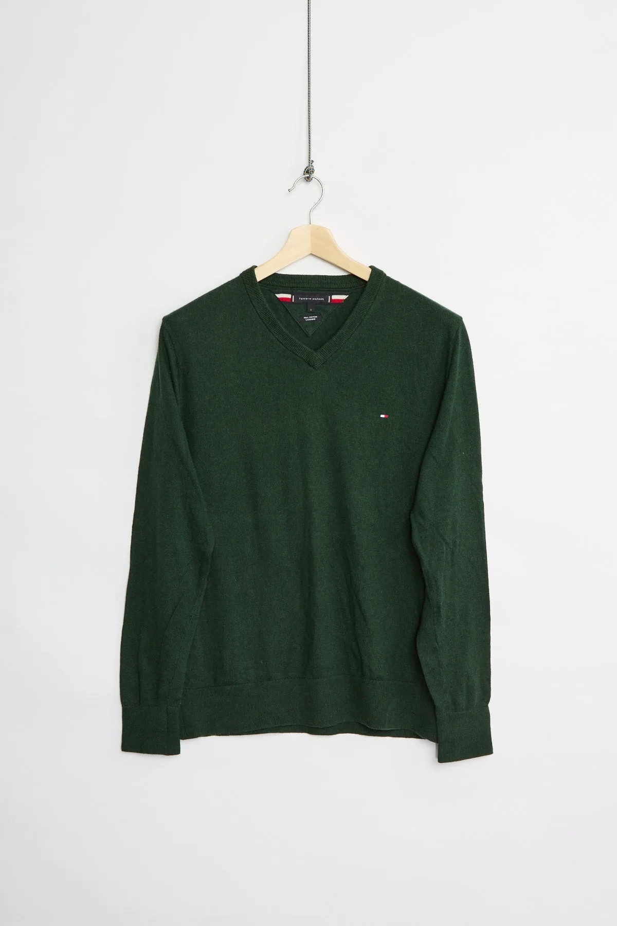 Tommy Hilfiger pima cotton cashmere sweater (L)
