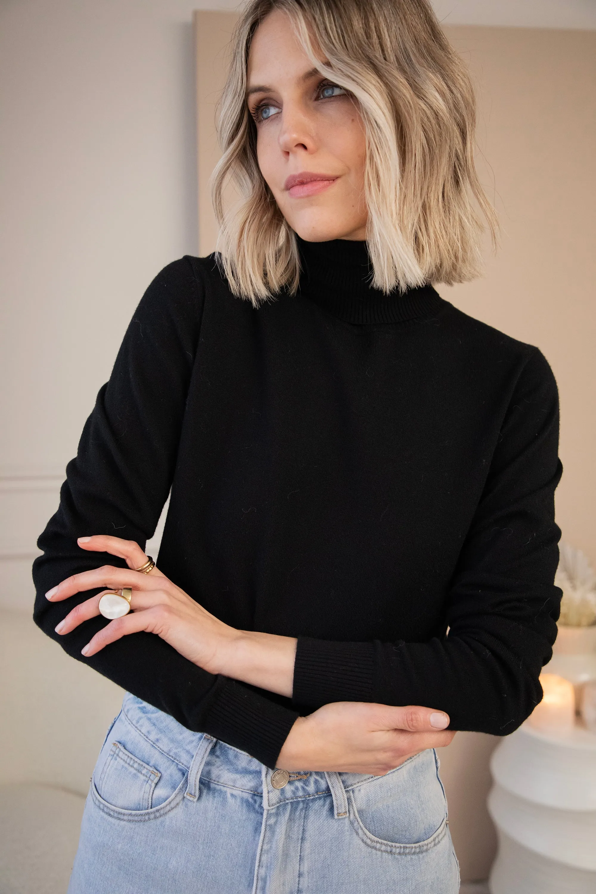 Tonya Turtle Black - Trui