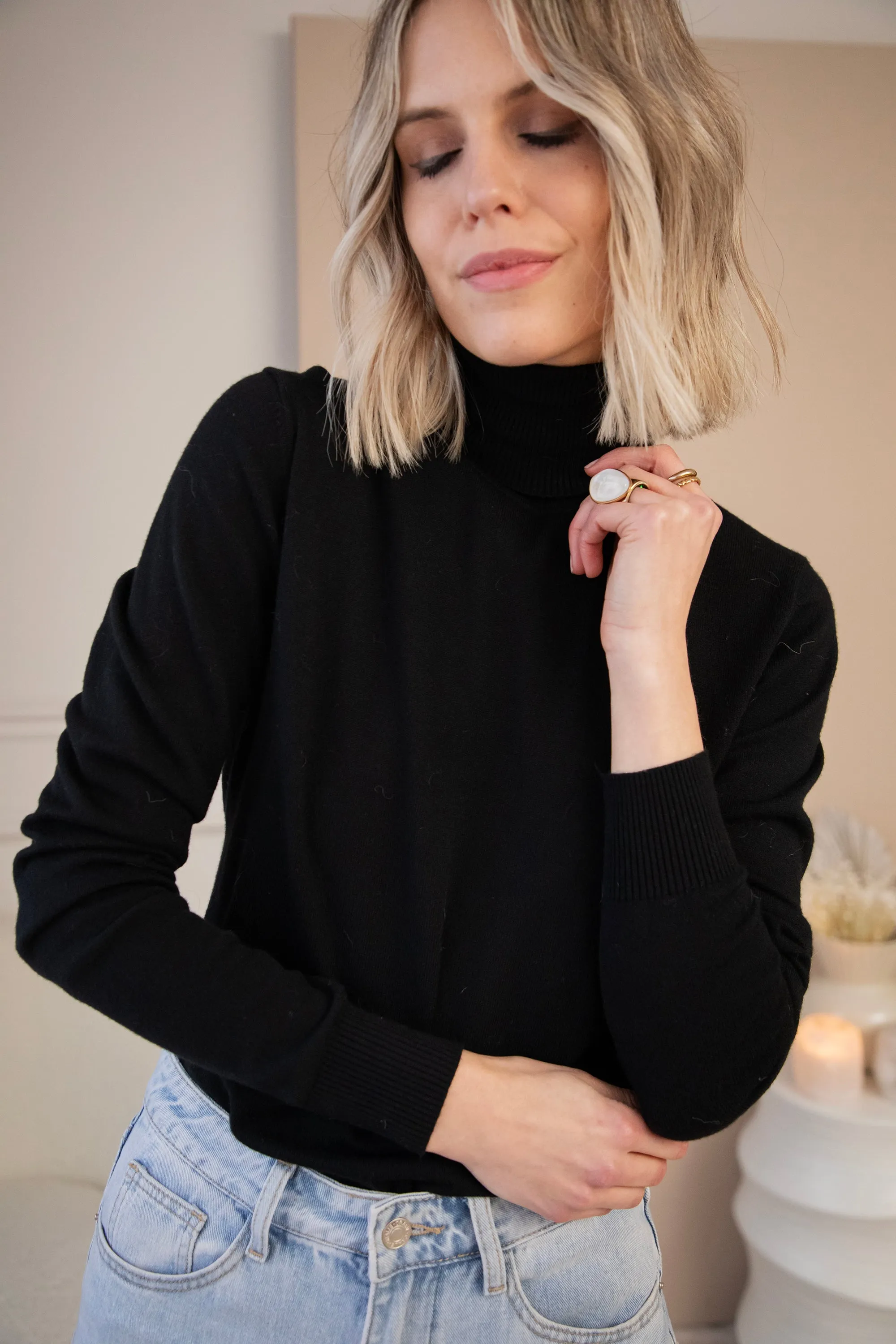 Tonya Turtle Black - Trui