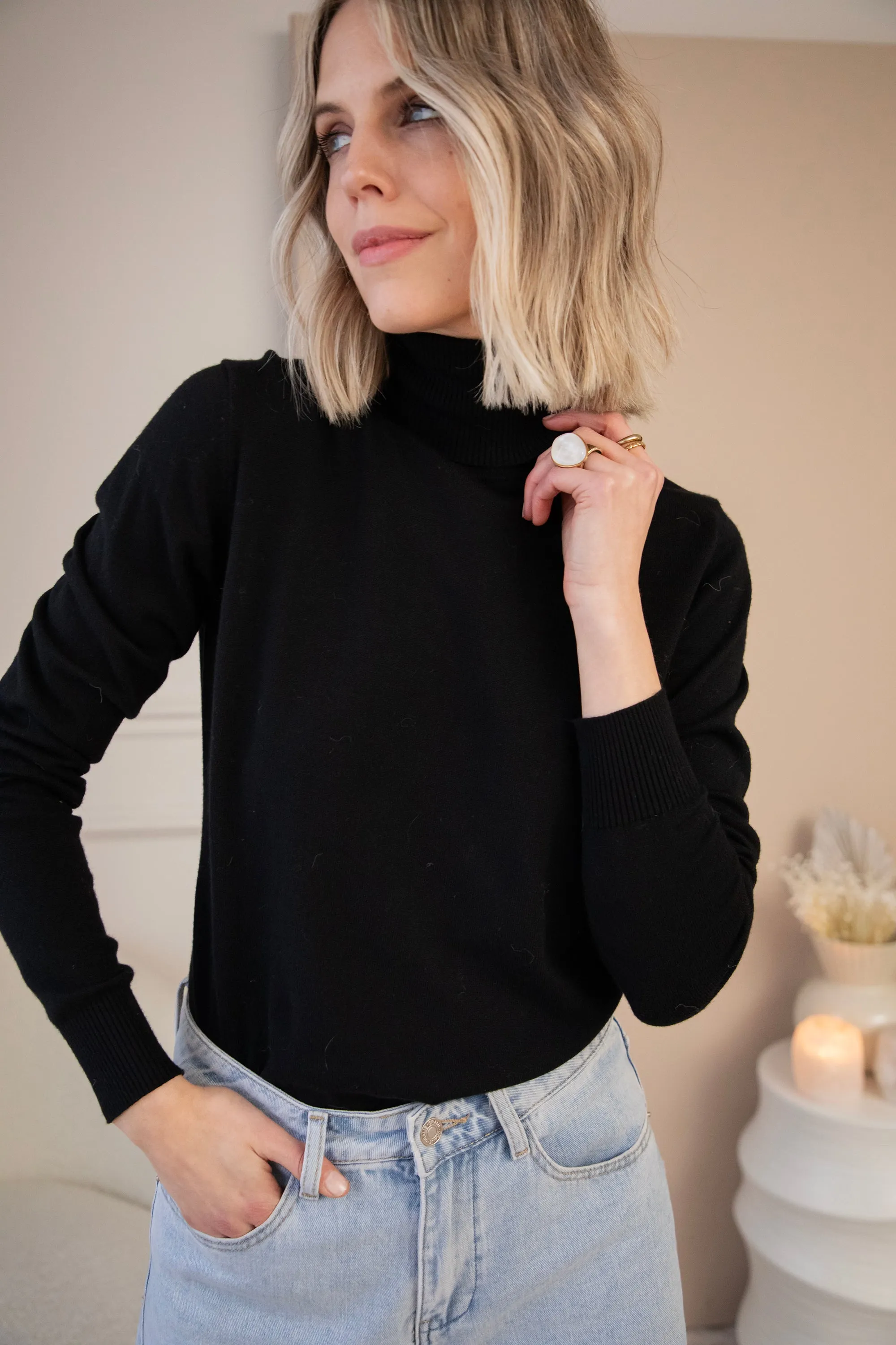 Tonya Turtle Black - Trui