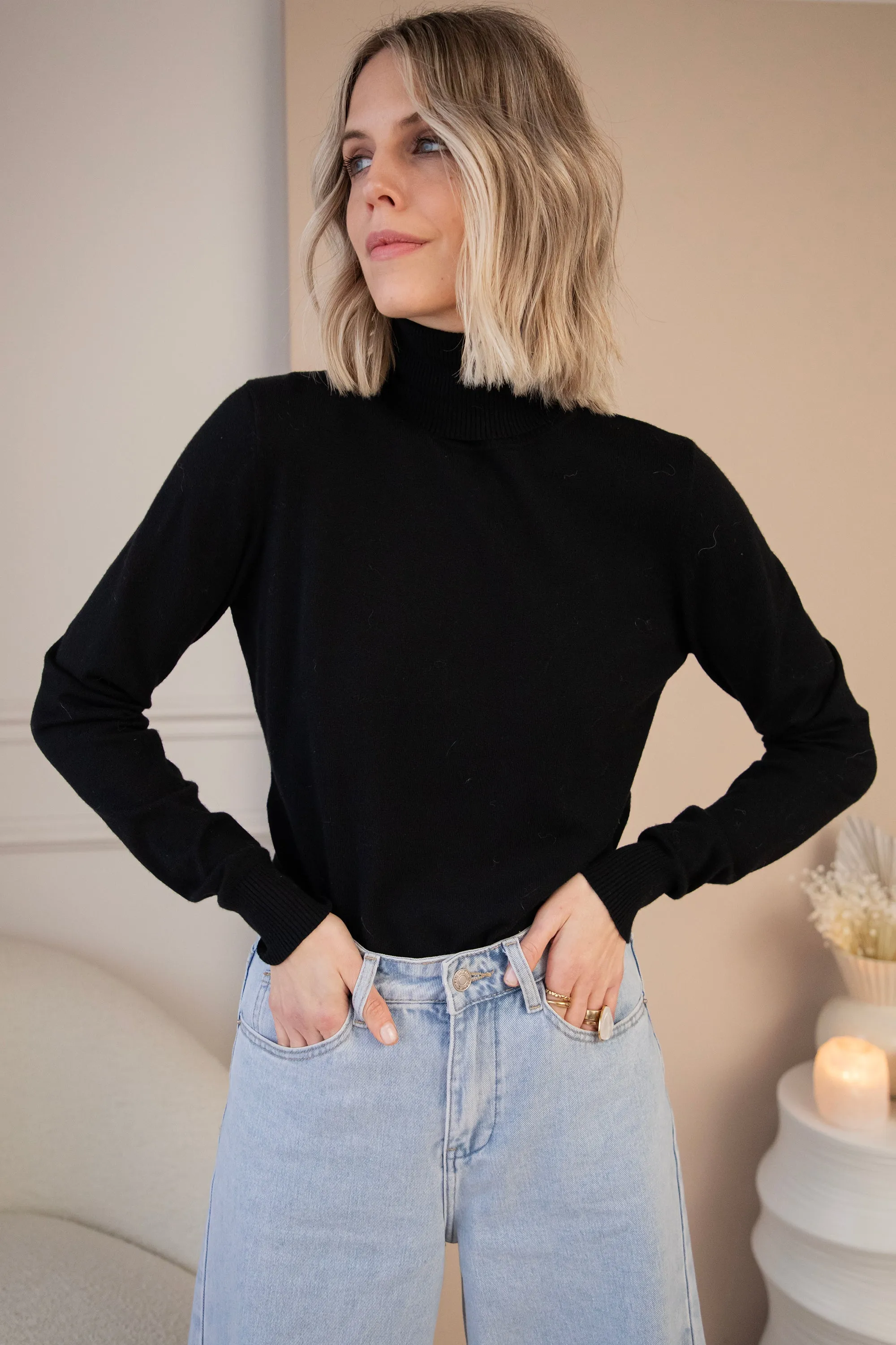 Tonya Turtle Black - Trui