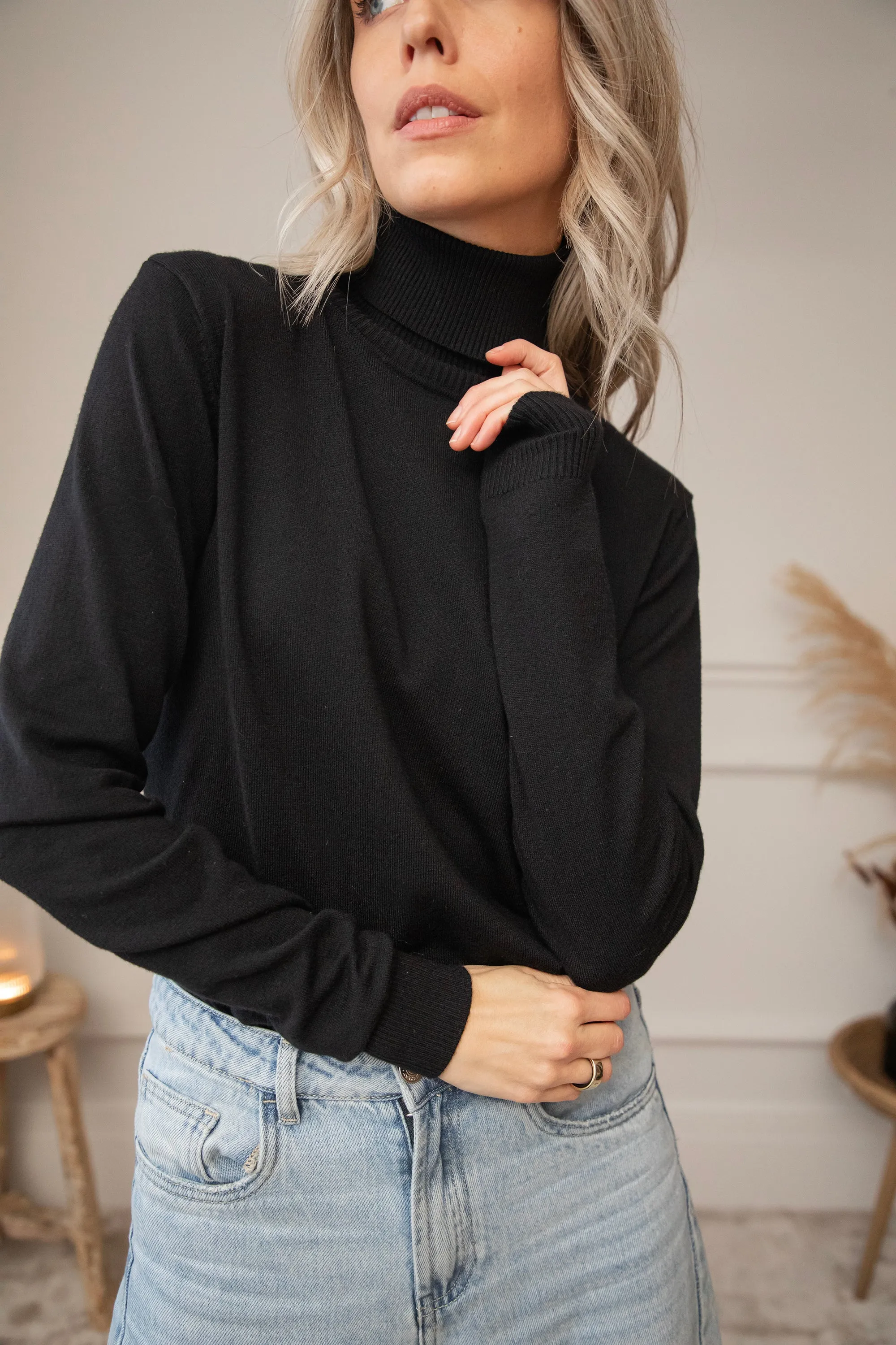 Tonya Turtle Black - Trui