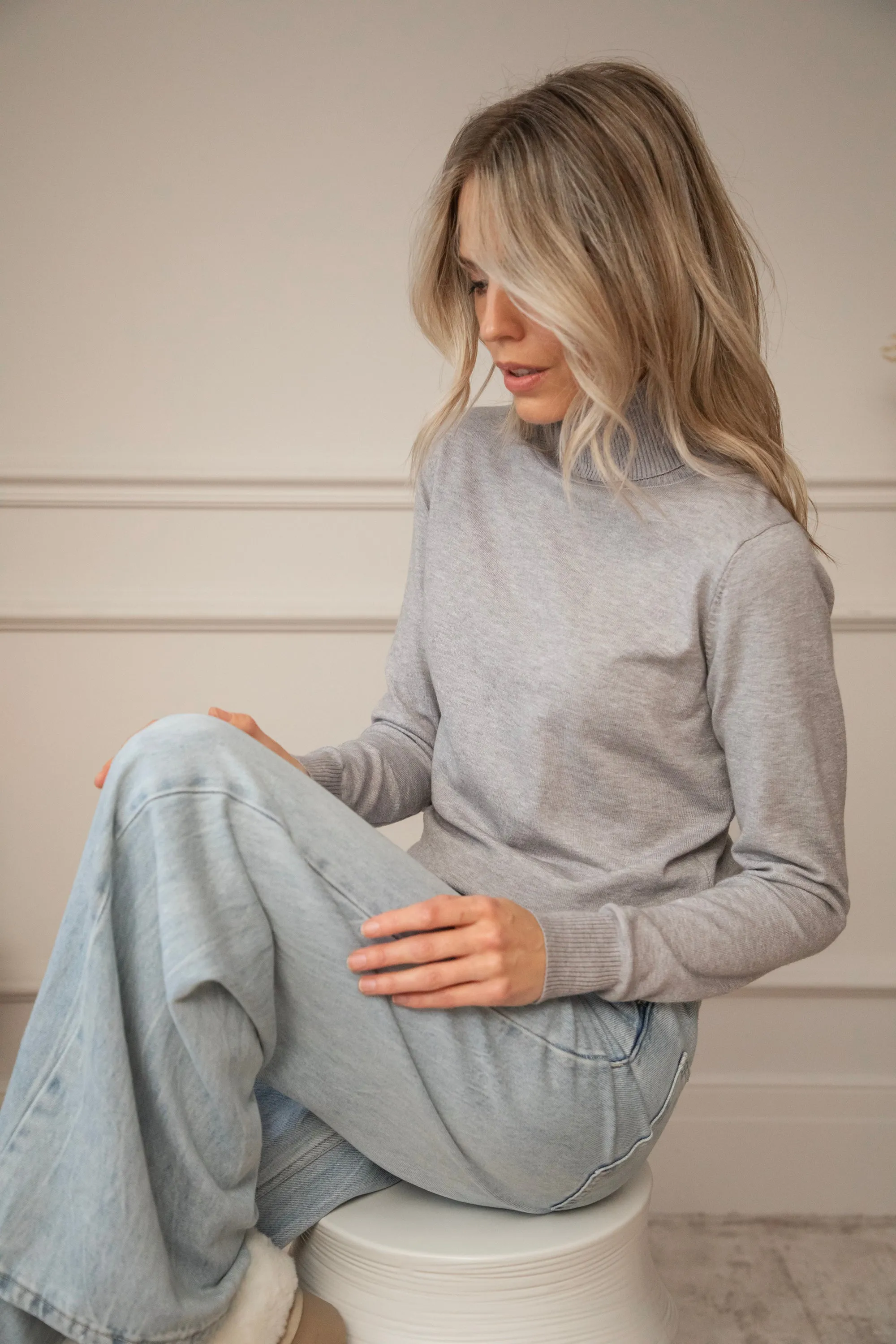 Tonya Turtle Grey - Trui