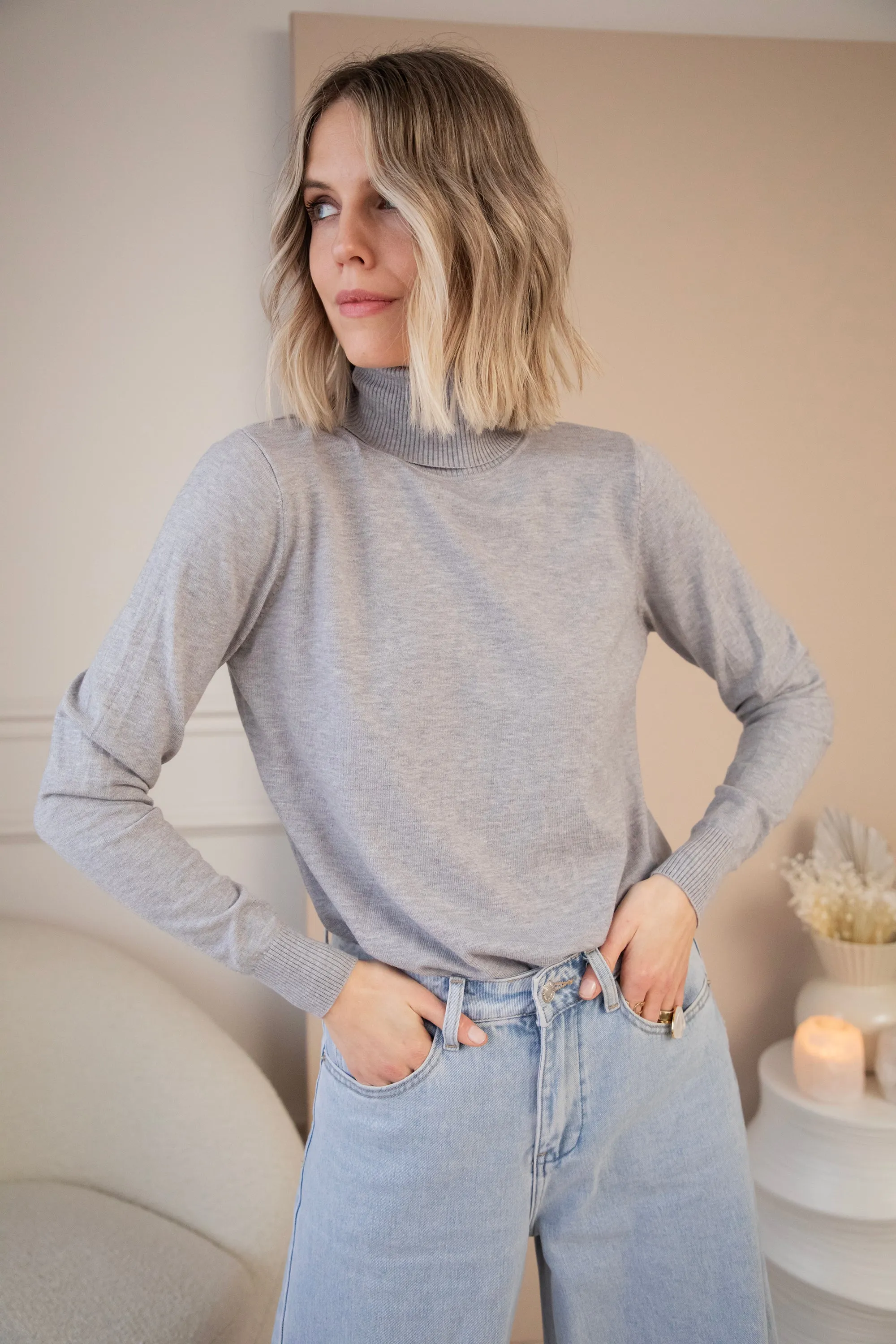 Tonya Turtle Grey - Trui