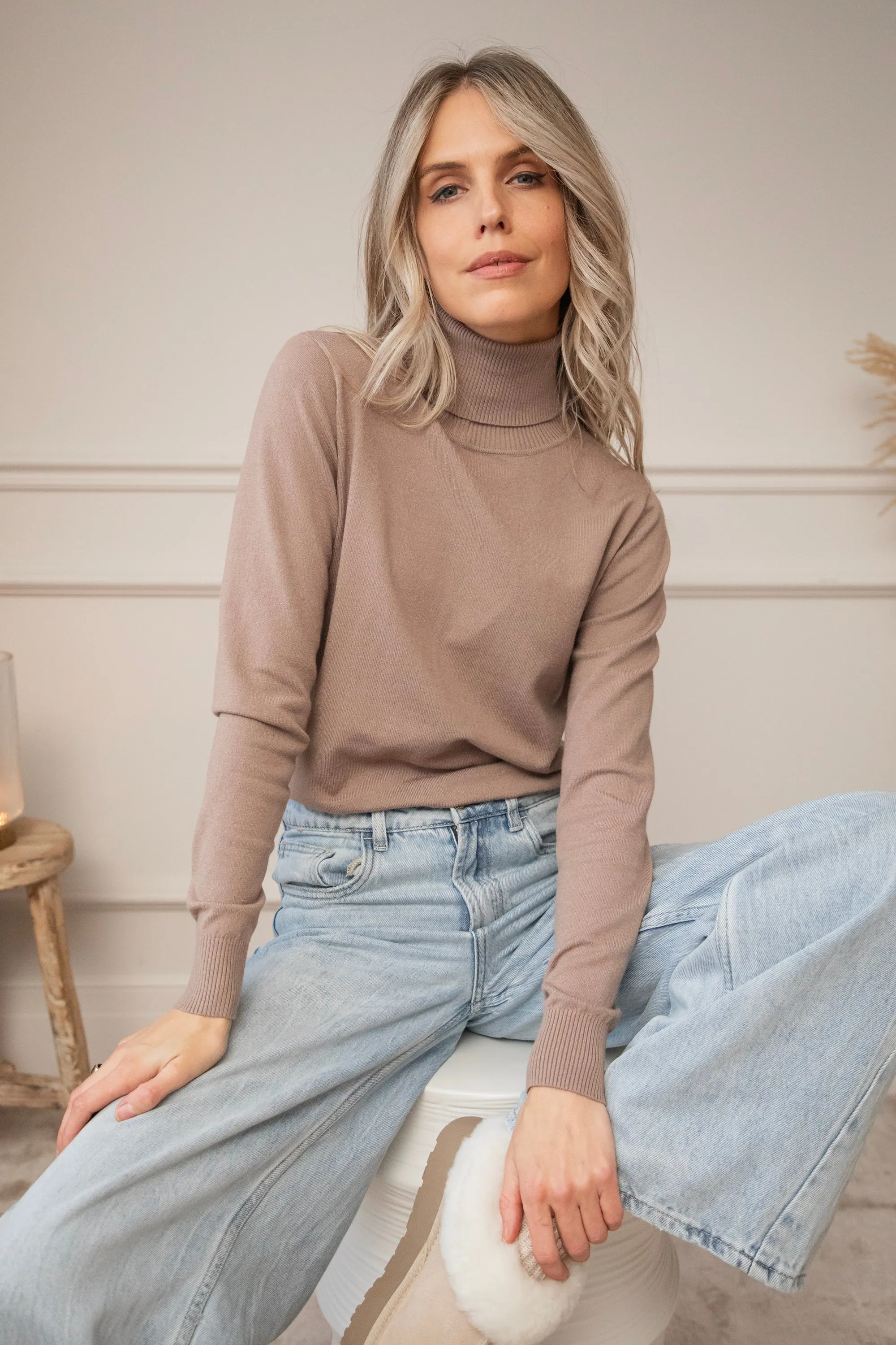 Tonya Turtle Taupe - Trui