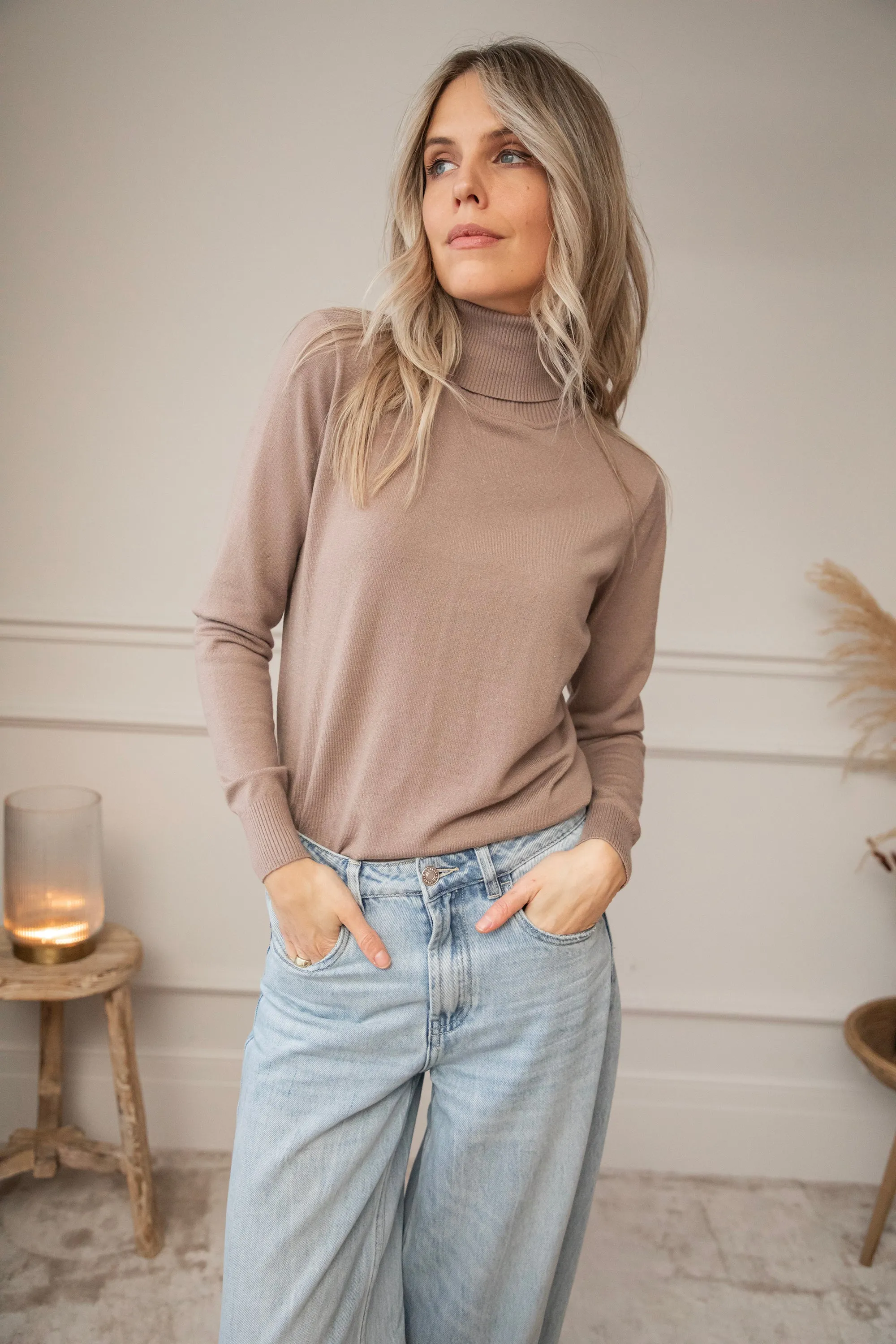 Tonya Turtle Taupe - Trui