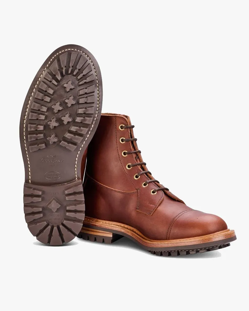 Trickers Allan Toe Cap Boot - Whisky Pampus / Commando Sole