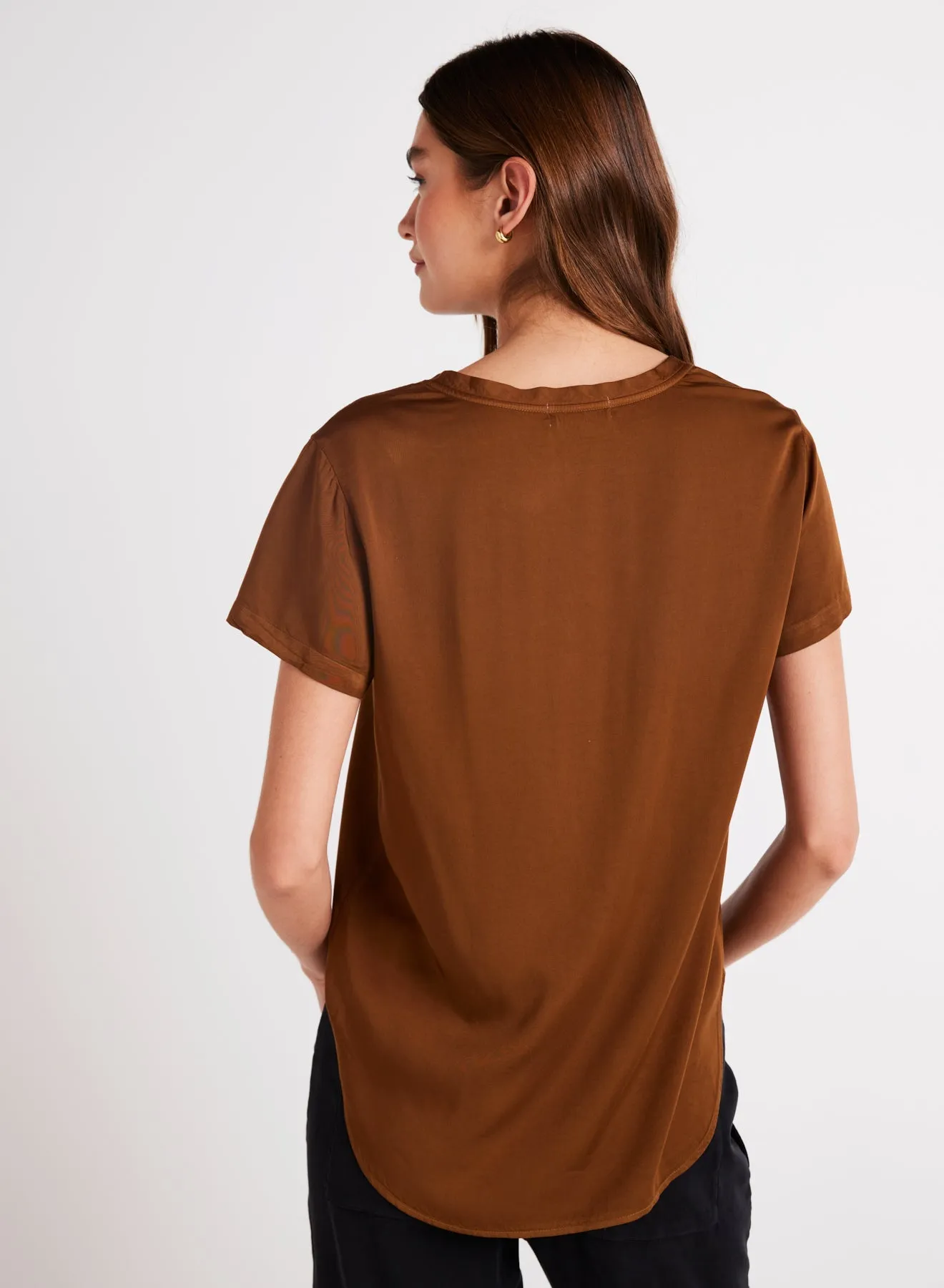 V-Neck Tee - Twilight Gold