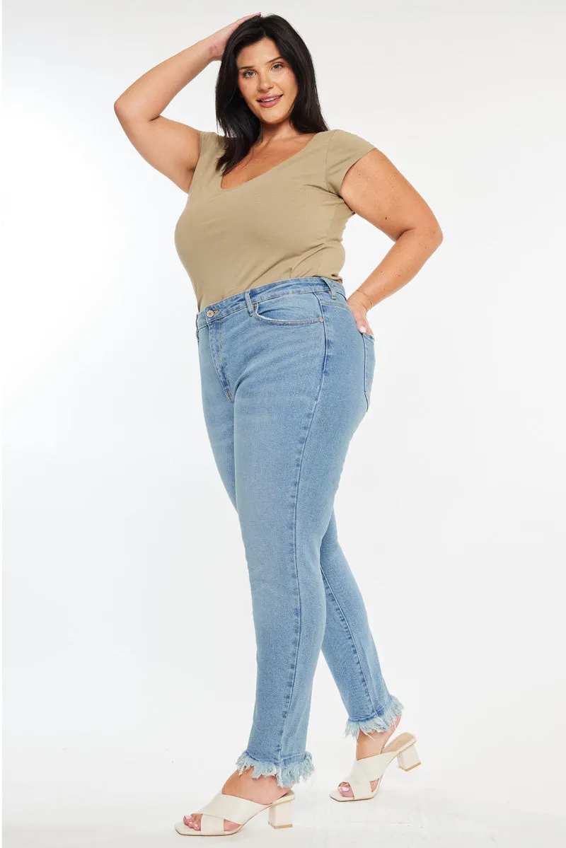 Val High Rise Cigarette Leg Jeans (Plus Size)