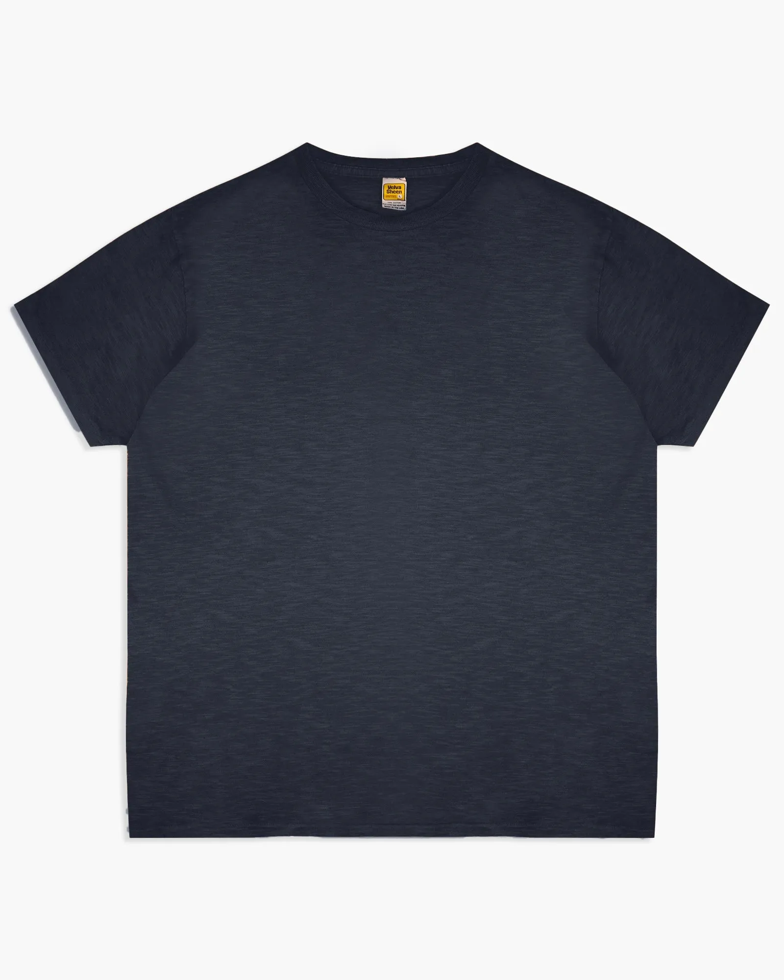 Velva Sheen Rolled S/S Regular Tee - Navy