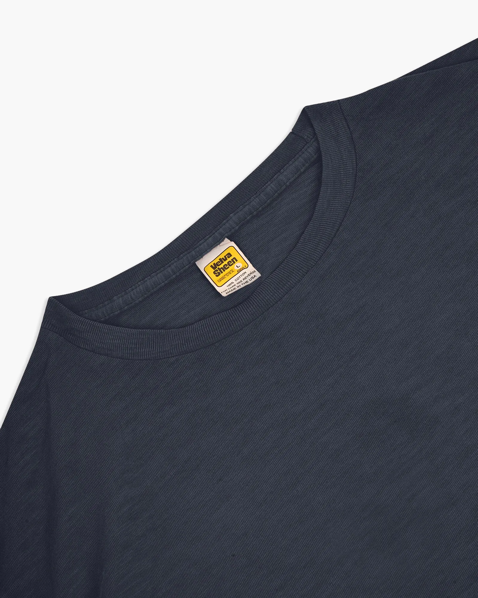 Velva Sheen Rolled S/S Regular Tee - Navy