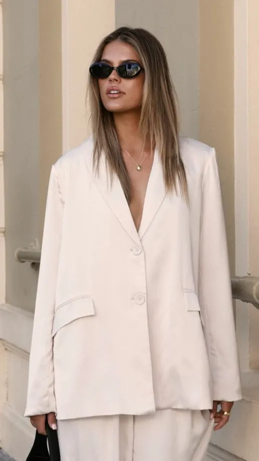 Verity Blazer - Ivory