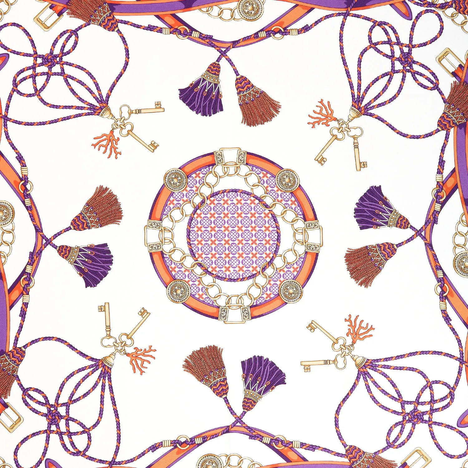 VIOLET SILK SCARF 65