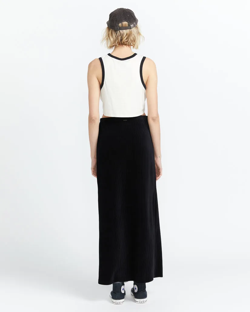 Volcom Cording To U Skirt Black