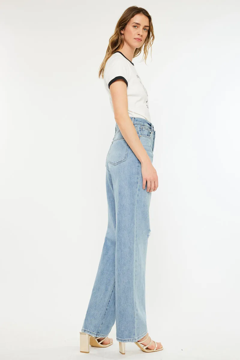 Wanda Ultra High Rise 90's Straight Leg Jeans