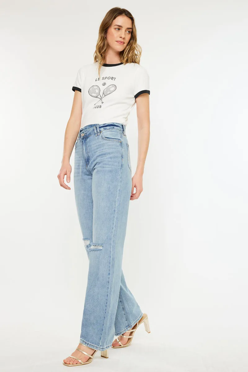 Wanda Ultra High Rise 90's Straight Leg Jeans