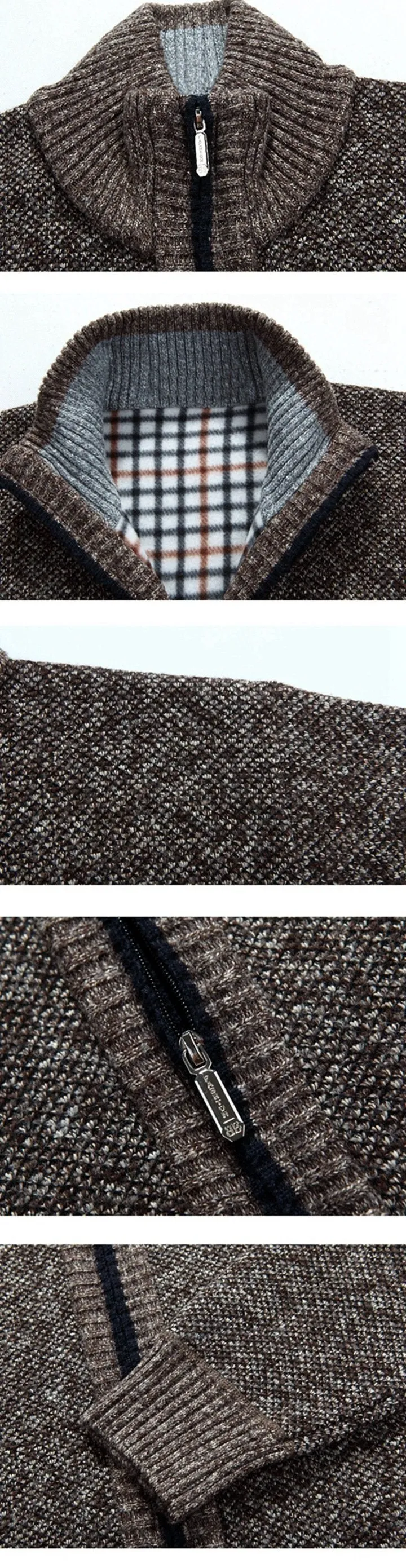 West Louis™ Velvet Cashmere Sweater Cardigan