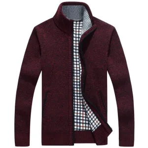 West Louis™ Velvet Cashmere Sweater Cardigan