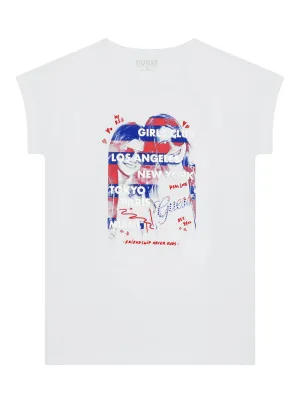 White Girls Club Logo T-Shirt (7-16)