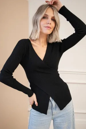 With A Twist Black - Longsleeve
