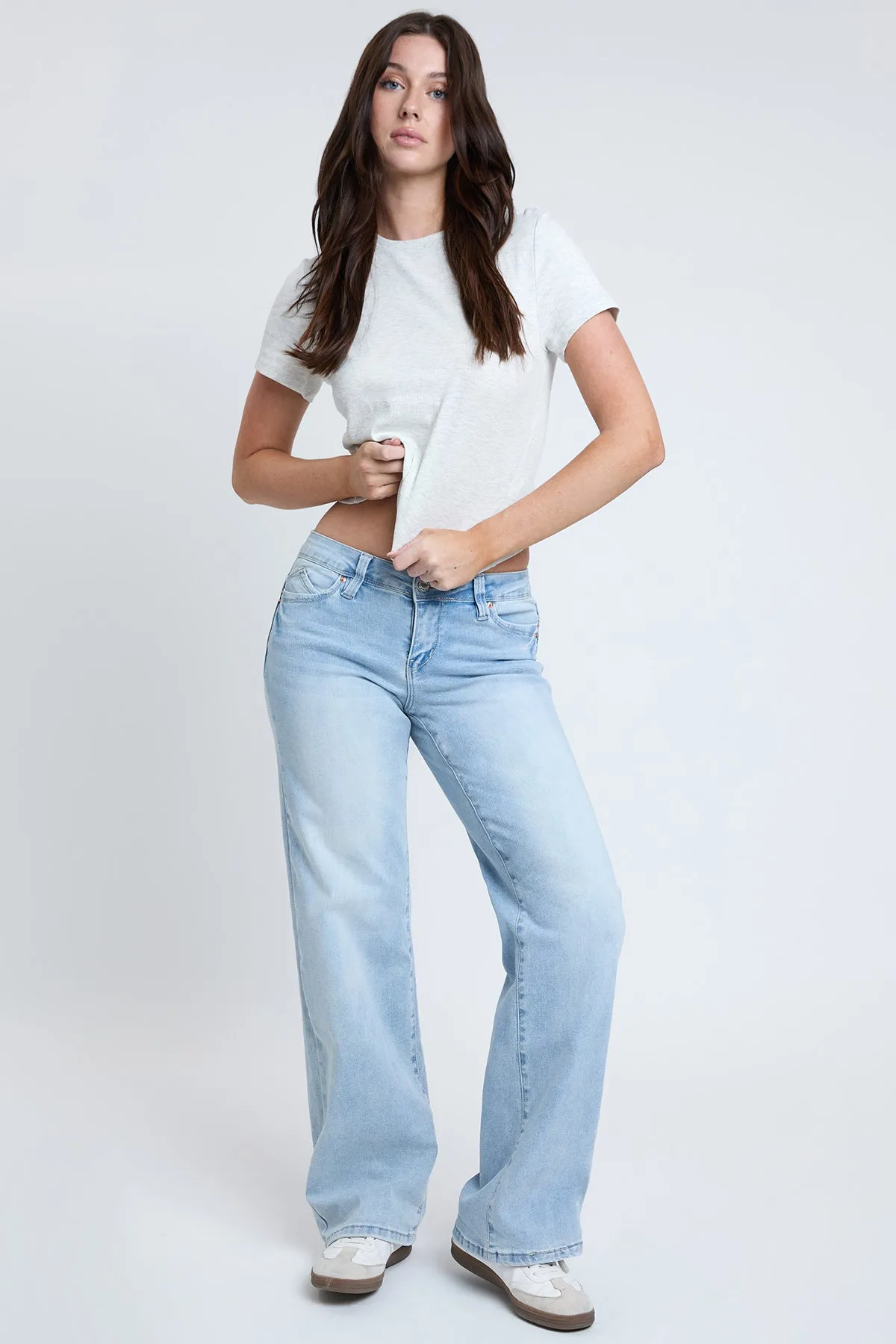 Women’s Sustainable WannaBettaButt Low Rise Wide Leg Jeans