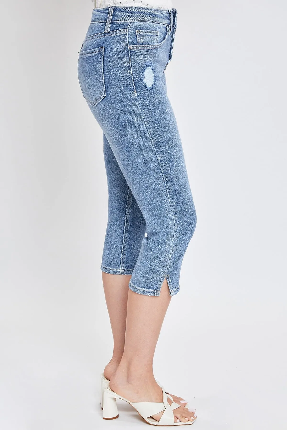 Women's Vintage High Rise Capri Jeans
