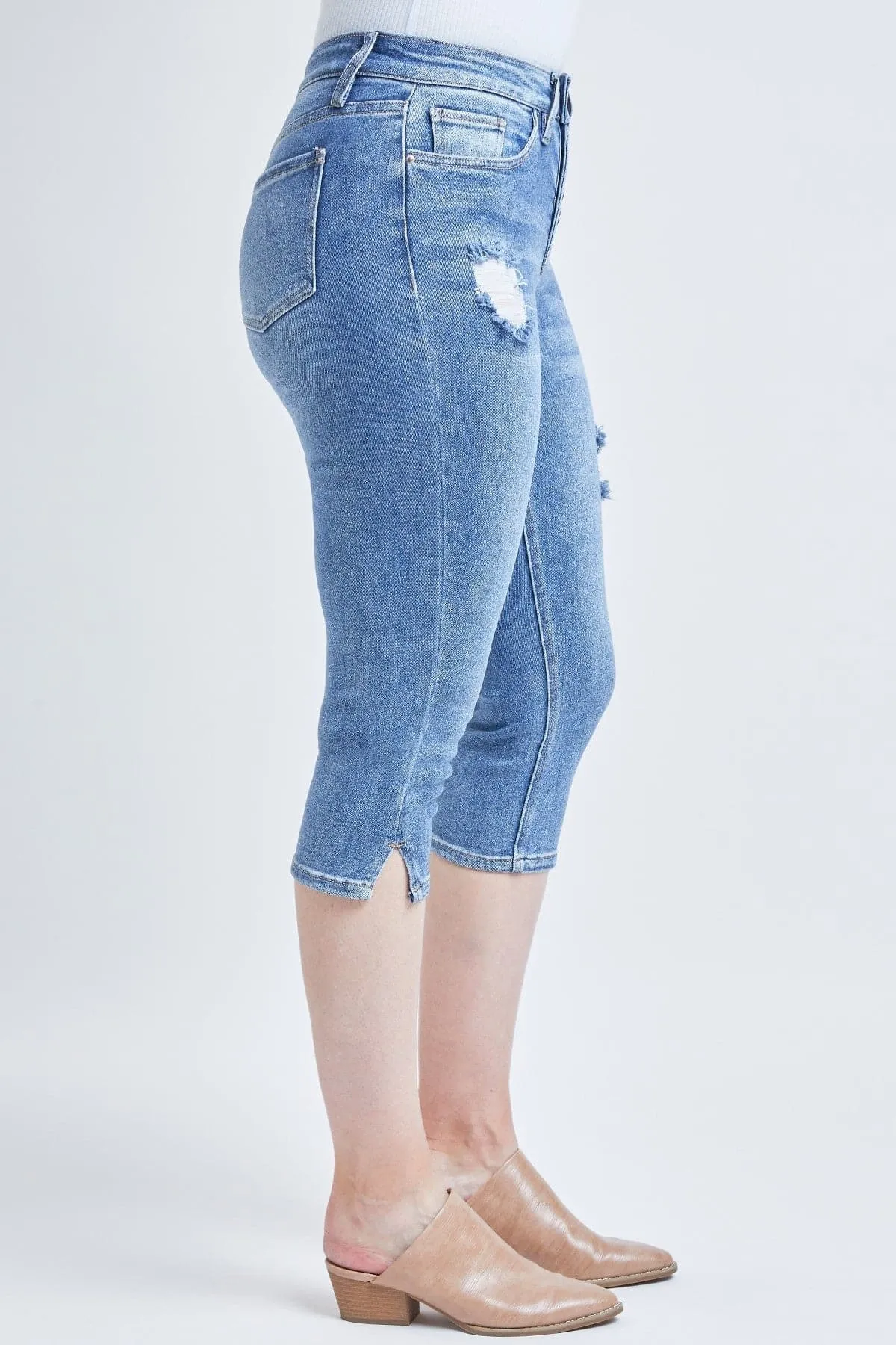 Women's Vintage High Rise Capri Jeans