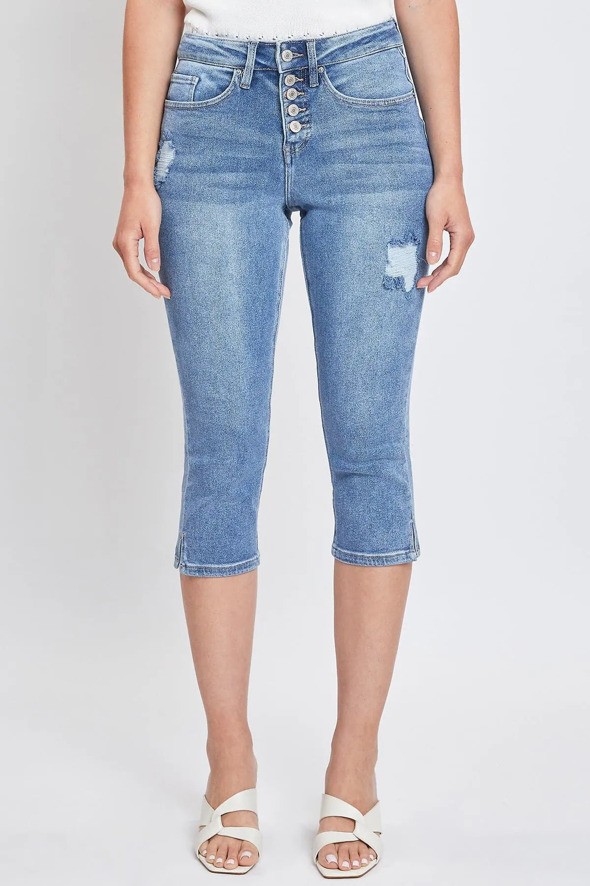Women's Vintage High Rise Capri Jeans