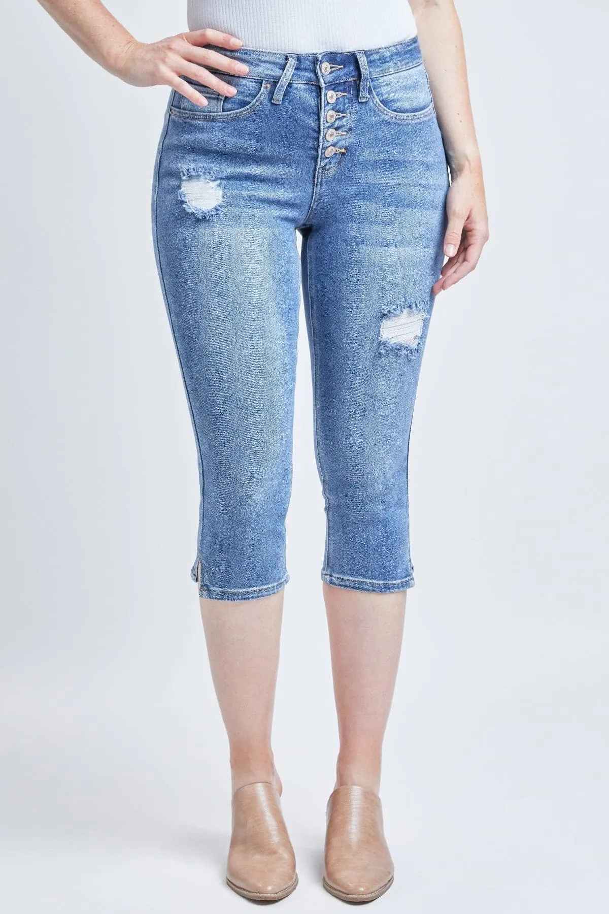 Women's Vintage High Rise Capri Jeans