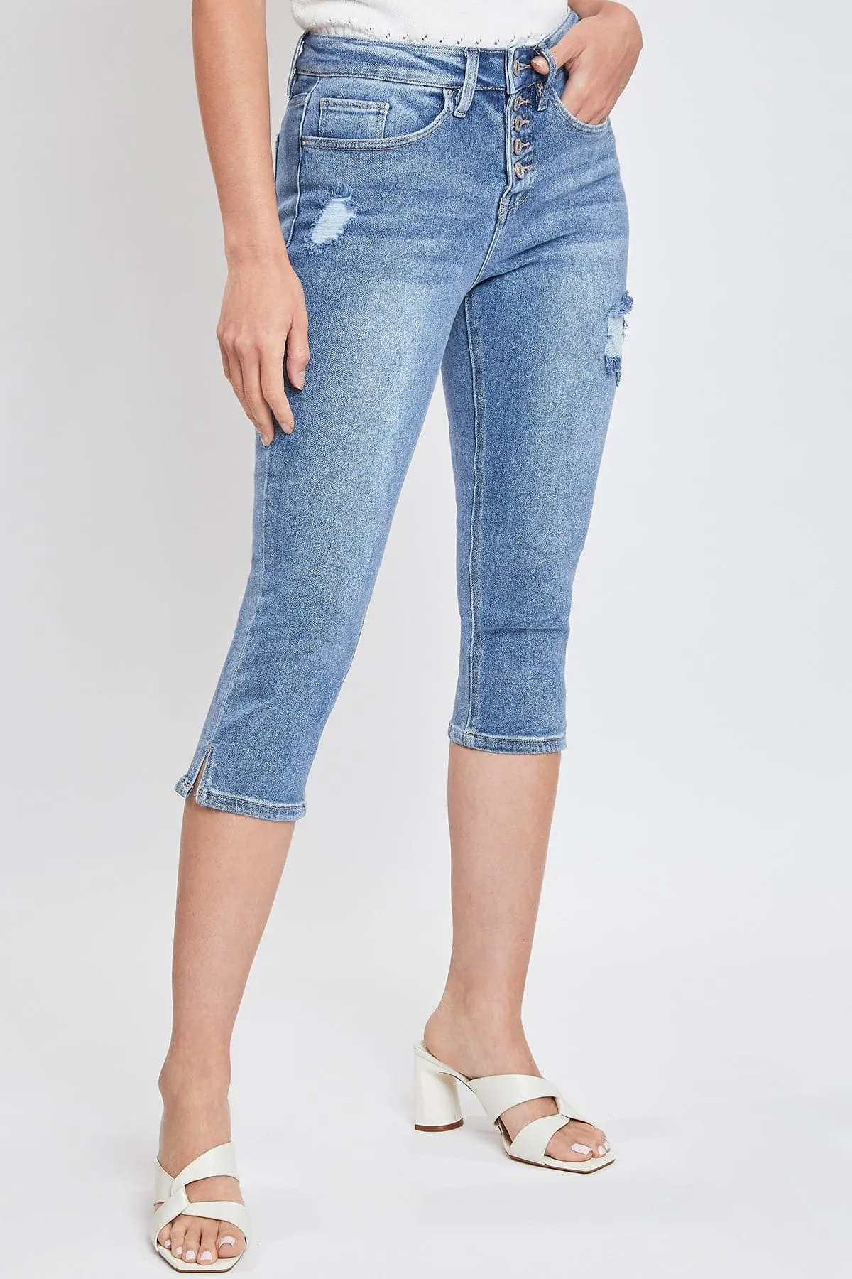 Women's Vintage High Rise Capri Jeans