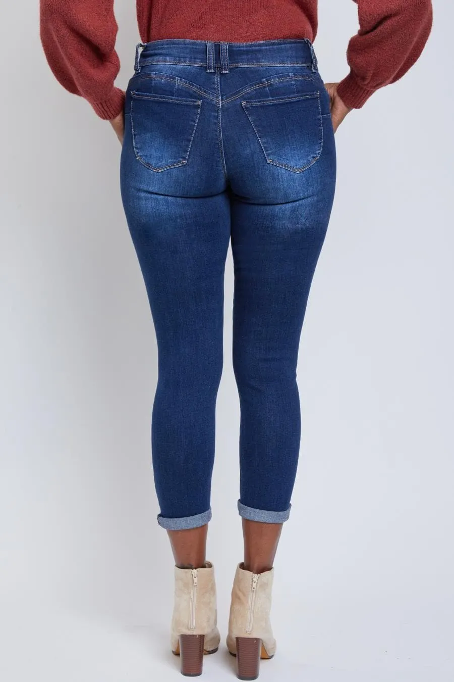 Women's WannaBettaButt Cuff Ankle Jean