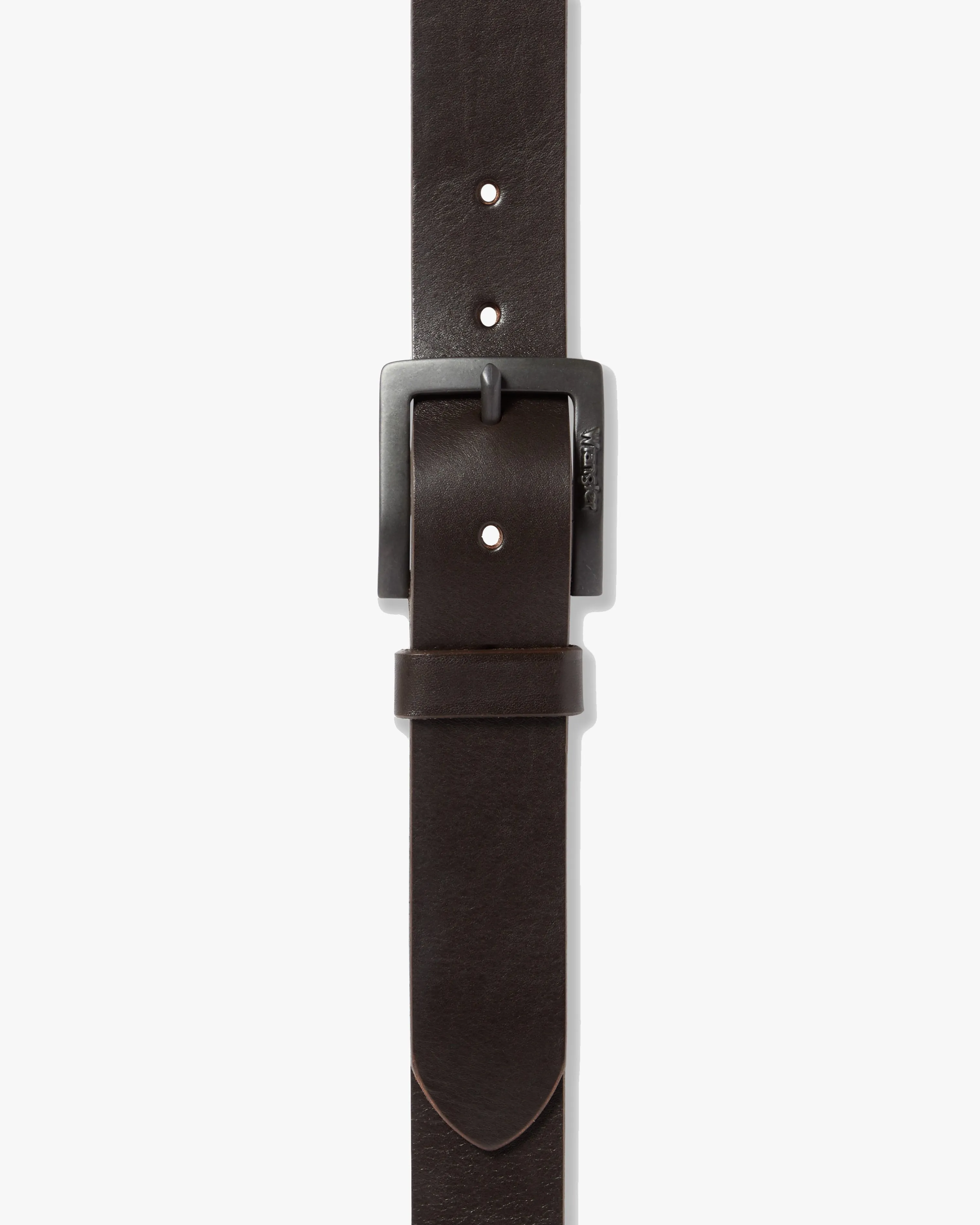 Wrangler Kabel Buckle Leather Belt - Brown