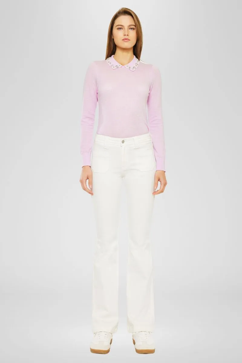 Yamilet Mid Rise Bootcut Jeans