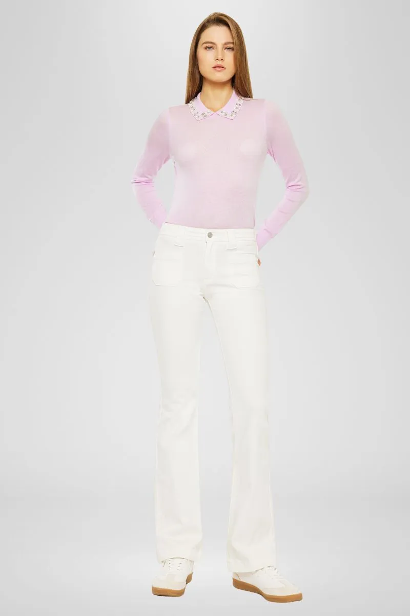Yamilet Mid Rise Bootcut Jeans